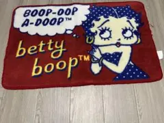 Betty Boop ベティちゃん玄関マット　赤色