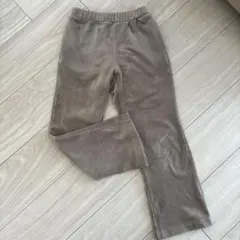 GU GIRLSヌクヌクニットコールフレアパンツ130cm