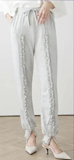 フリル スウェットパンツ