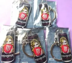 Monster Energy Bad Apple キーホルダー 5個セットのサムネイル