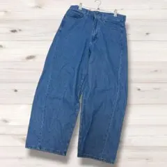 インプローブス　9.5oz デニム バレルレッグジーンズ ブルー　1522cのサムネイル