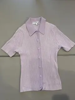 ユニクロ イネス リブポロカーディガン