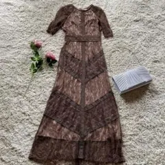 m【最終値下げ】ラグナムーン ワンピース レース 結婚式 パーティー セレモニー