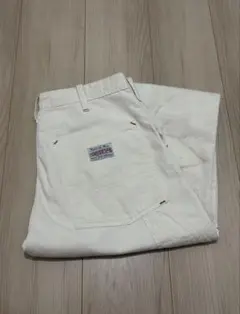 70s Carter’s 白ペインターパンツ　生成り 雰囲気　ディッキーズ　33のサムネイル
