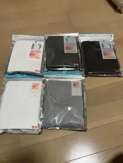 【未使用品】ユニクロ ヒートテック Vネック（長袖）クルーネック（半袖）