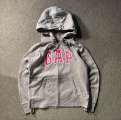 GAP レディース スウェット ジップパーカー ピンク 裏起毛 XL OLD