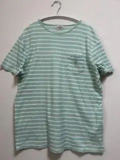 COEN DAILY CLOTHING 半袖 グリーン ボーダーのサムネイル