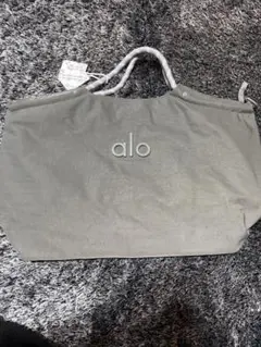 alo ストライプ トートバッグ - メルカリ