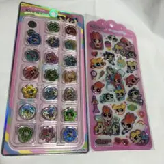パワーパフガールズ キャラクターシール ２点セット新品