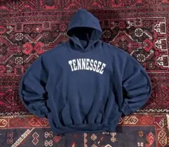 GILDAN ギルダン カレッジロゴ プルオーバー パーカー ネイビー L