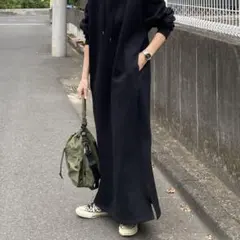 notch. by KR 裏起毛フーディワンピース　TM 美品