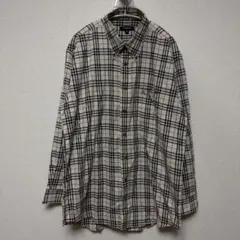 BURBERRYバーバリー　シャツ　長袖　チェック柄　ベージュ　メンズ　Mのサムネイル