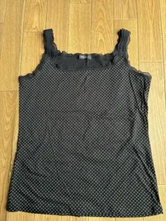 COMME CA ISM ドット柄 キャミソール Lサイズのサムネイル