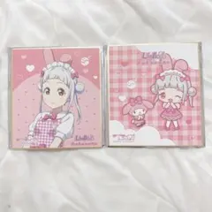 ラブライブ サンリオ ミニ色紙 2種 Liella リエラ 嵐千砂都 マイメロ