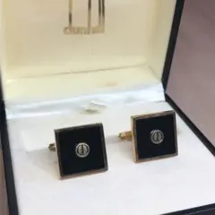 dunhill ゴールド ブラック カフリンクス - メルカリ