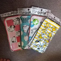 スヌーピー ハンドタオル 4枚セット　サントリーキャンペーン非売品全４種【貴重】