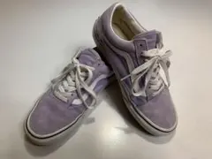 Vans 紫 スエード スニーカー