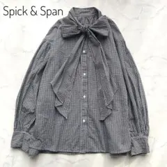 【2024SS】Spick & Span ボリュームリボンブラウス ボウタイ