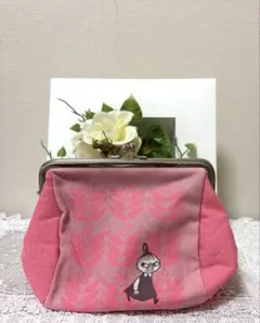 新品未使用　MOOMIN リトルミィのピンク がま口ポーチ　雑誌特別付録