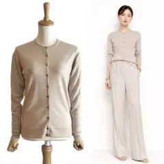 【MUSE de DEUXIEME CLASSE】 金ボタン ニットカーディガン