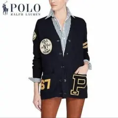 【POLO RALPH LAUREN】カレッジエイトボーイフレンドカーディガン