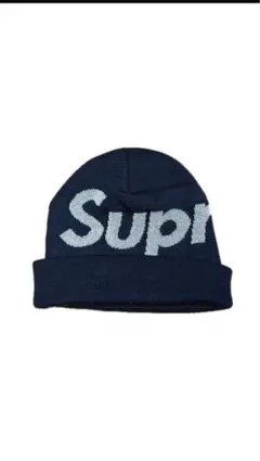Supreme ニット帽 ネイビー