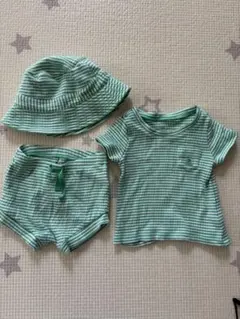 ベビー セット 緑のストライプ 12〜18ヶ月 ８０センチ ギャップ GAP