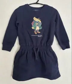 POLO RALPH LAUREN ポロベア ワンピース ネイビー3T