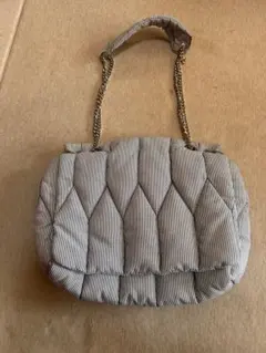 ZARA ストライプ柄 ショルダーバッグ