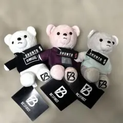 SHUNTO くまさんぬいぐるみ 3体セット