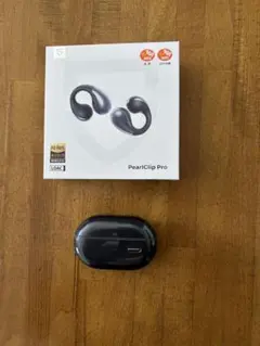 PearlClip Pro ワイヤレスイヤホン ブラック