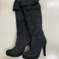 最終値下！4/24処分！ ニーハイブーツ　黒
