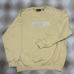 美品 XLARGE イエロー トレーナー Mサイズ