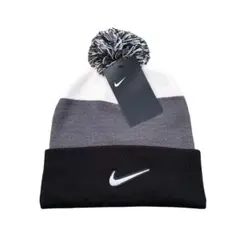 【00’s】新品NIKE ビーニー　ニット帽　刺繍ロゴ　vintage Y2K