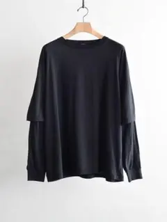 COMOLI 26AW THINコットン レイヤードTシャツ 3のサムネイル