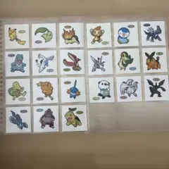 レア 平成レトロ ポケモン シール 12枚 劇場版 映画 ポケモン図鑑 2000