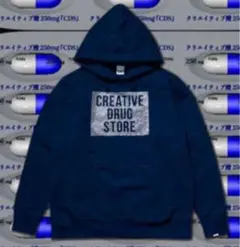 CreativeDrugStore ラインストーンフーディー　Mサイズ