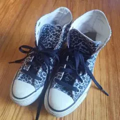 コンバース ALL☆STARヒョウ柄ハイカットスニーカー