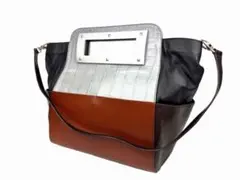 カルミナカンプス ブリーフケース ビジネスバッグ 総柄 型押し A4 ノートPC