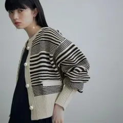 パターンニットカーディガンのサムネイル