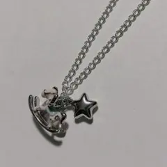 星と馬 ネックレス ウィッシュコア 天使界隈 サブカル y2kフェアリーグランジ