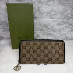 GUCCI グッチ GGキャンバス ホースビット 長財布 本体のみ - メルカリ