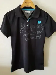 超美。FILA GOLFレディースドライ ポロシャツ
