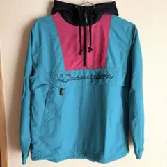 Champion アノラックパーカー ターコイズ/ピンクのサムネイル