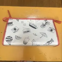 新品保管品　難あり　ケイトスペード　ビニールコートポーチ　ビーチ用プール用のサムネイル