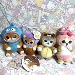 モフサンド　マスコット　アイスにゃん　ハンギョドン　うさにゃん　たぬき　着ぐるみ