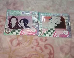 鬼滅の刃 吾峠呼世晴 原画展 箔押し アクリルキーホルダー 胡蝶姉妹 竈門兄妹