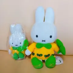 ミッフィー ぬいぐるみ大小セット　ハウステンボス25周年記念