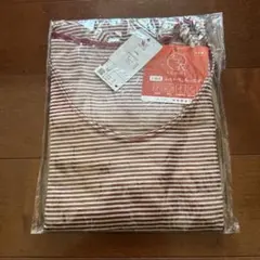 ワコール　スゴ衣　ボーダーインナー8分袖