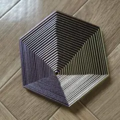 六角形メタリックカラー・フィジェット